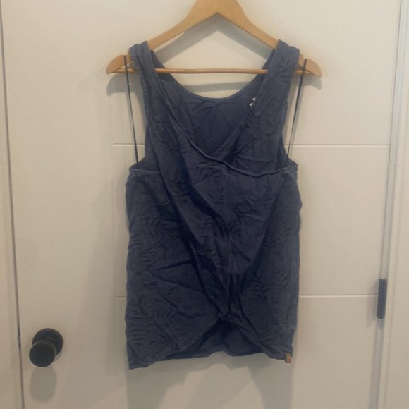 Tentree Blue Relaxed Sleeveless Tank Top - Picture 6 of 11